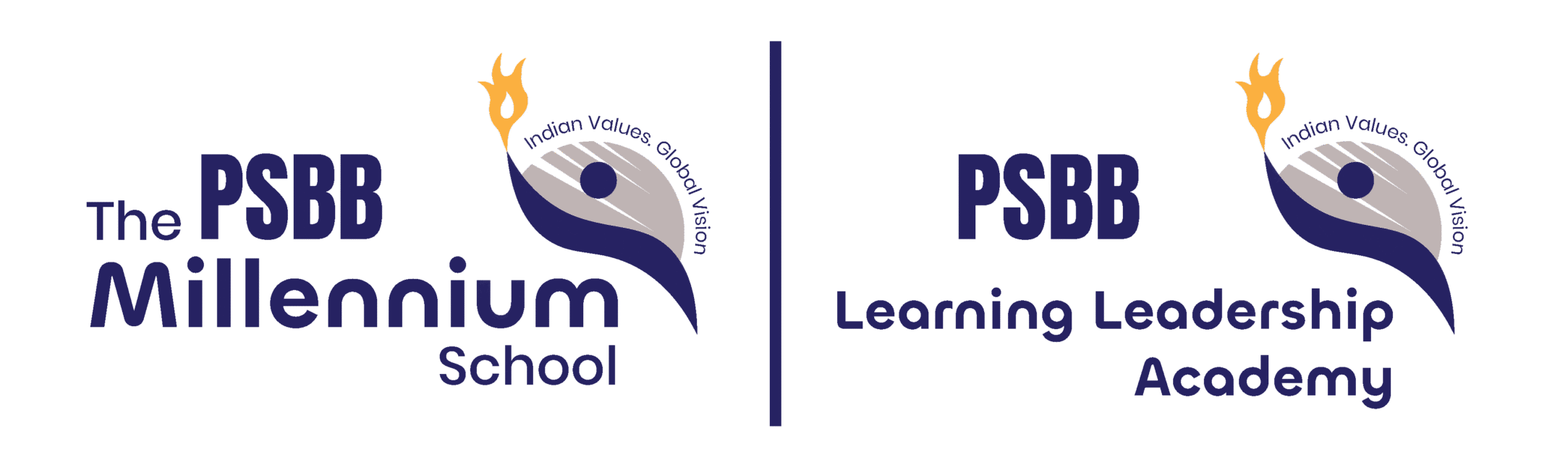 the PSBB millennium school logo